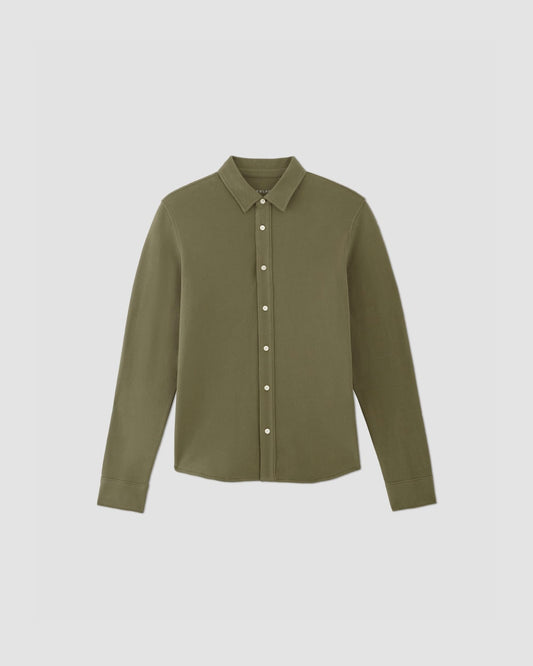 The Long-Sleeve Pique Shirt | Kalamata