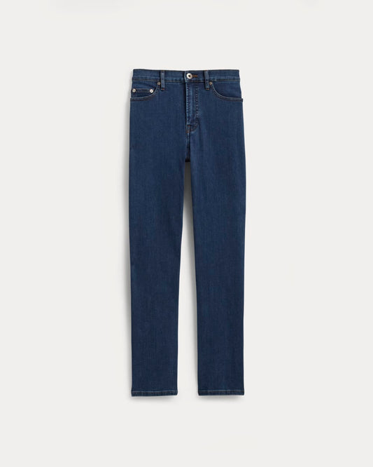 The High-Key Stovepipe Jean | Dark Indigo