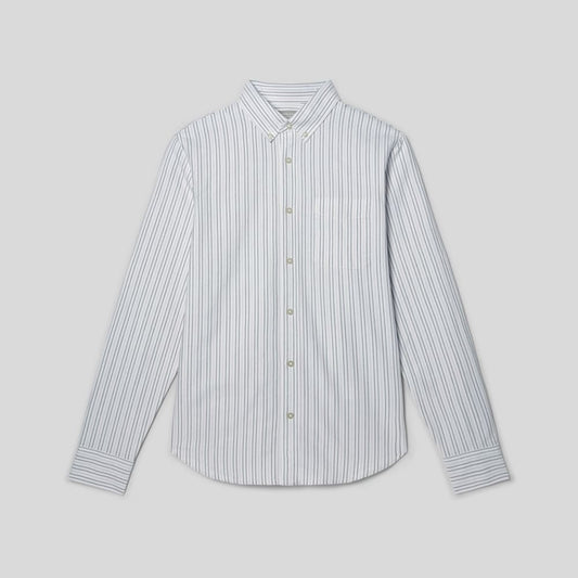 The Classic Oxford Shirt | Canvas / Mauve / Chocolate | Standard