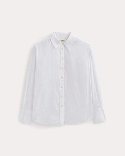 Everyday Shirt in Silky Cotton | White