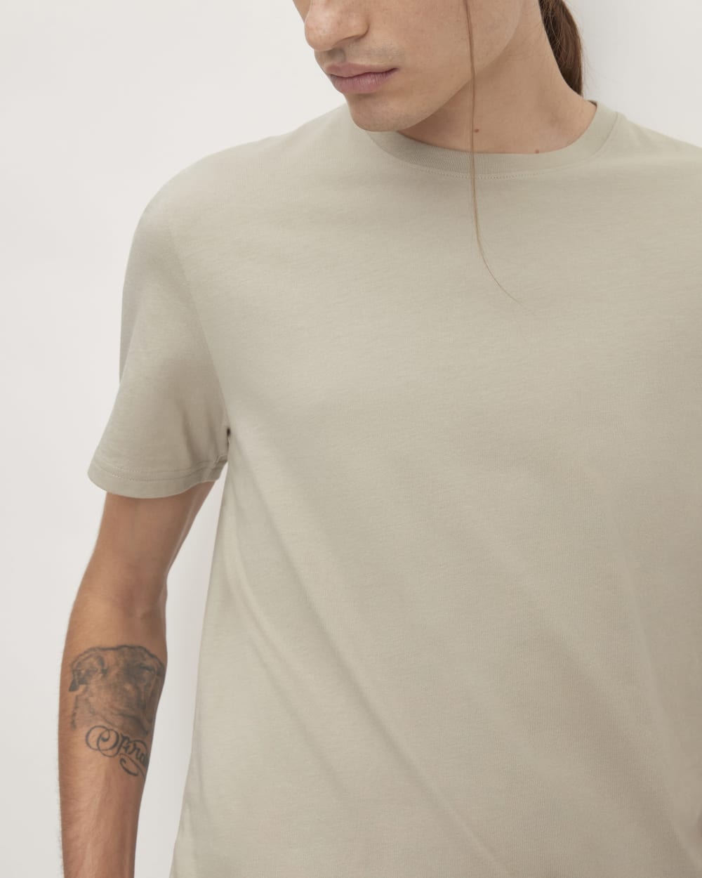 The Essential Organic Crew | Trench Coat Khaki