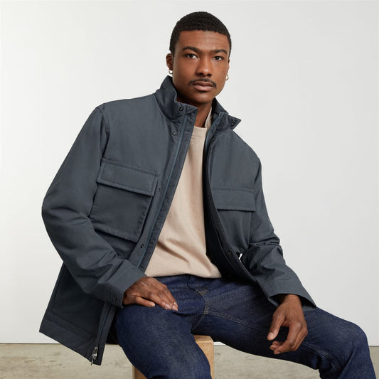The Waxed Cotton Jacket | Slate