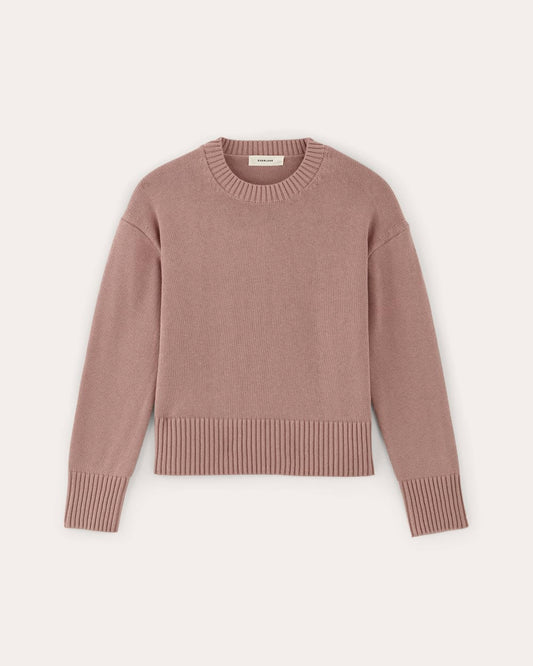The Boxy Sweater in Everyday Cotton | Dusty Rose