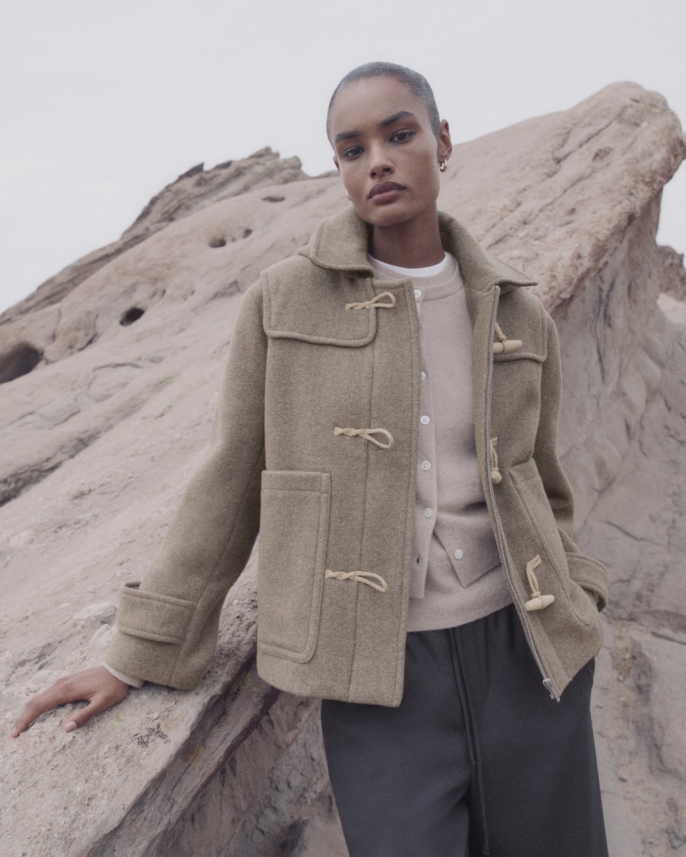 The ReWool Duffle Coat | Heather Taupe