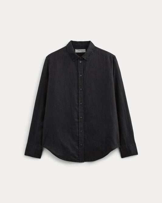 The Must-Have Shirt in Linen | Black