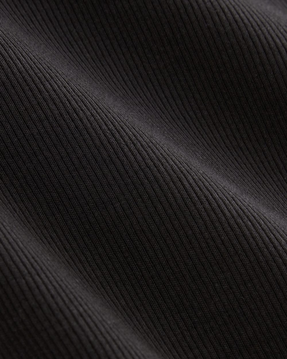 The Luxe Rib Square-Neck Tank | Black