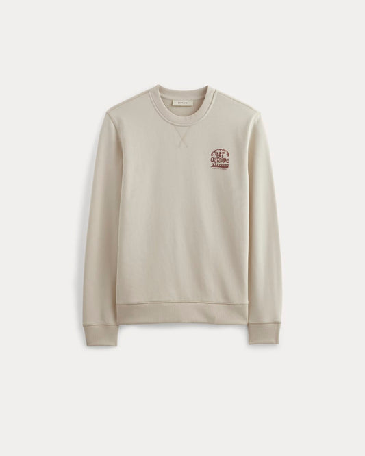 The Everlane x Parks Project French Terry Crew | Natural / Brown