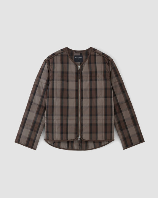 The Quilted Cotton Liner | Abalone / Black / Earth Brown