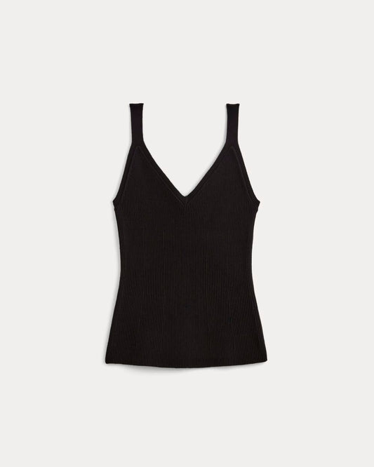 The Fine Knit Cami | Black