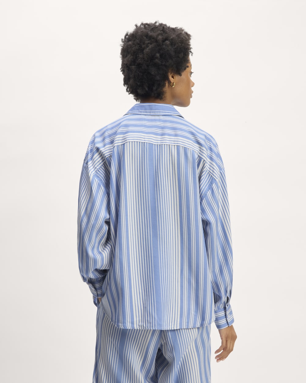 The Oversized Shirt in Butterlite | Granada Sky Blue / Bone