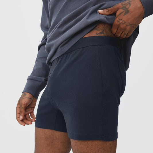 The Supima® Boxer | Uniform | Deep Navy
