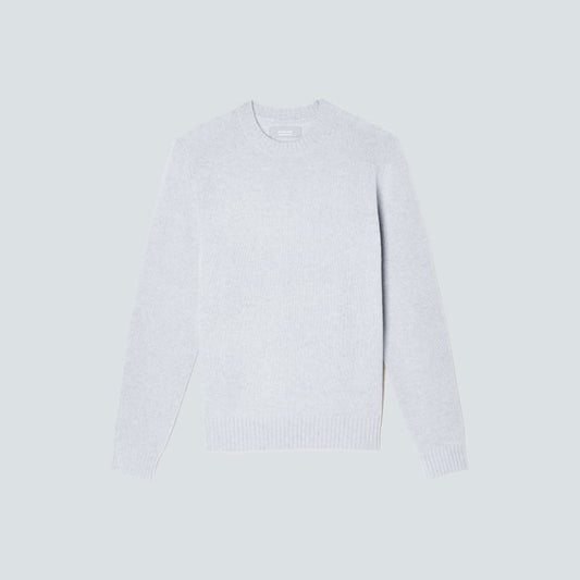 The Everyone Cashmere Crew | Pale Heather Grey