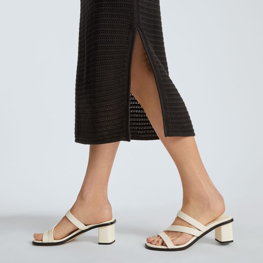 The Crochet Knit Skirt | Black