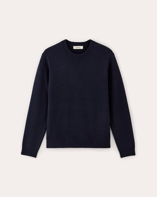 The Classic Sweater in Everyday Cotton | Navy