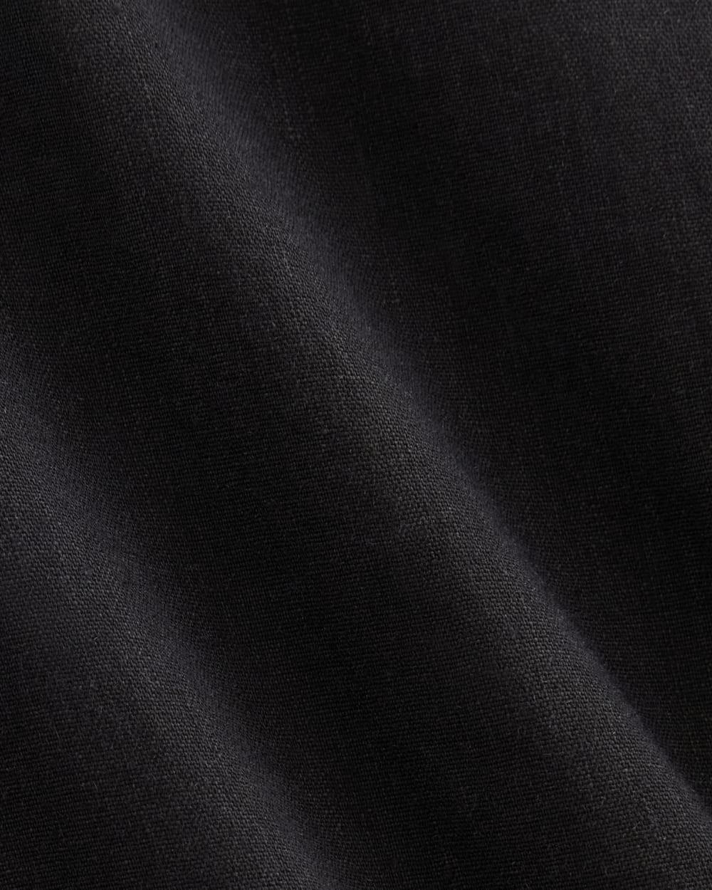 The Tiered Dress in Stretch Linen | Black