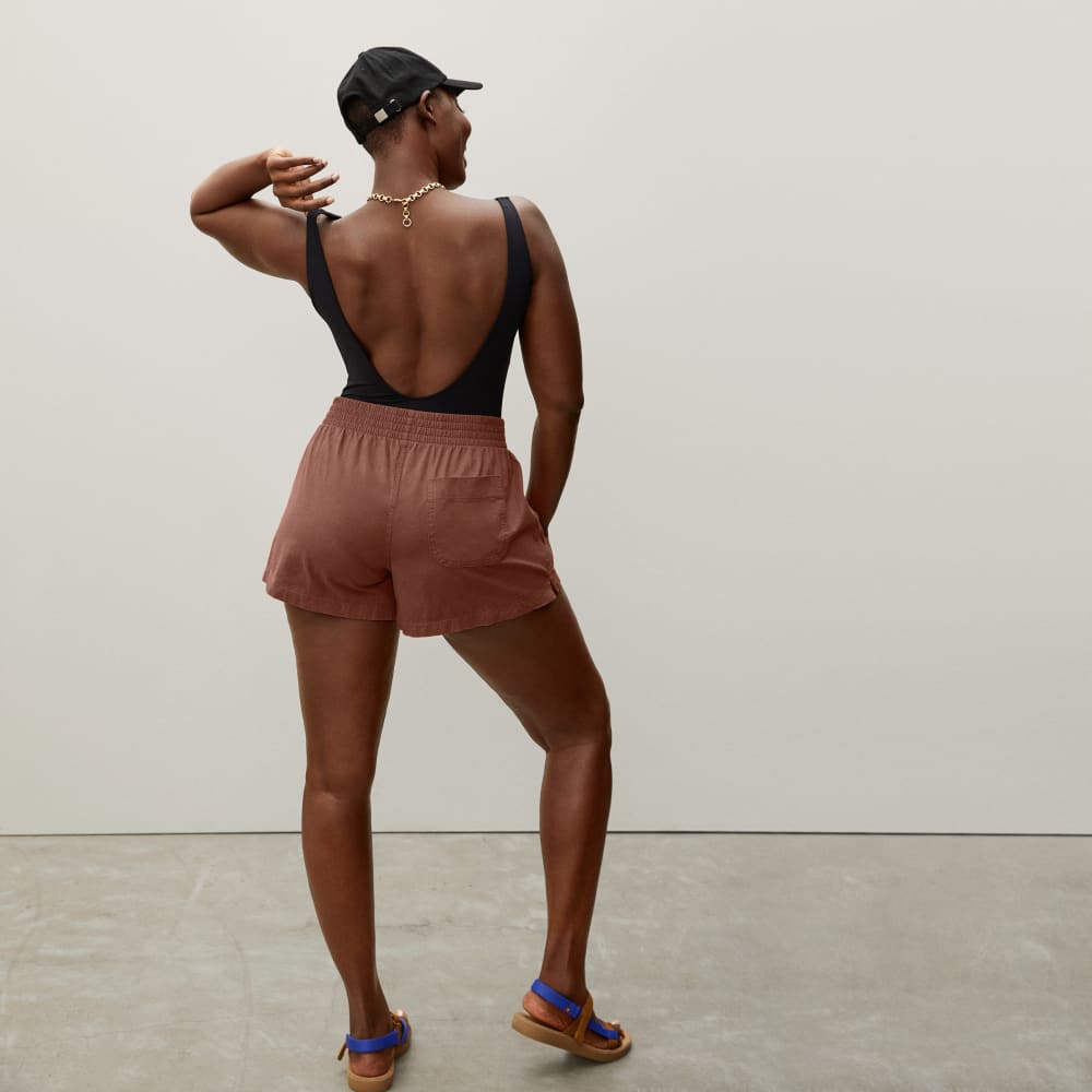 The Retro Jersey Short | Caramel