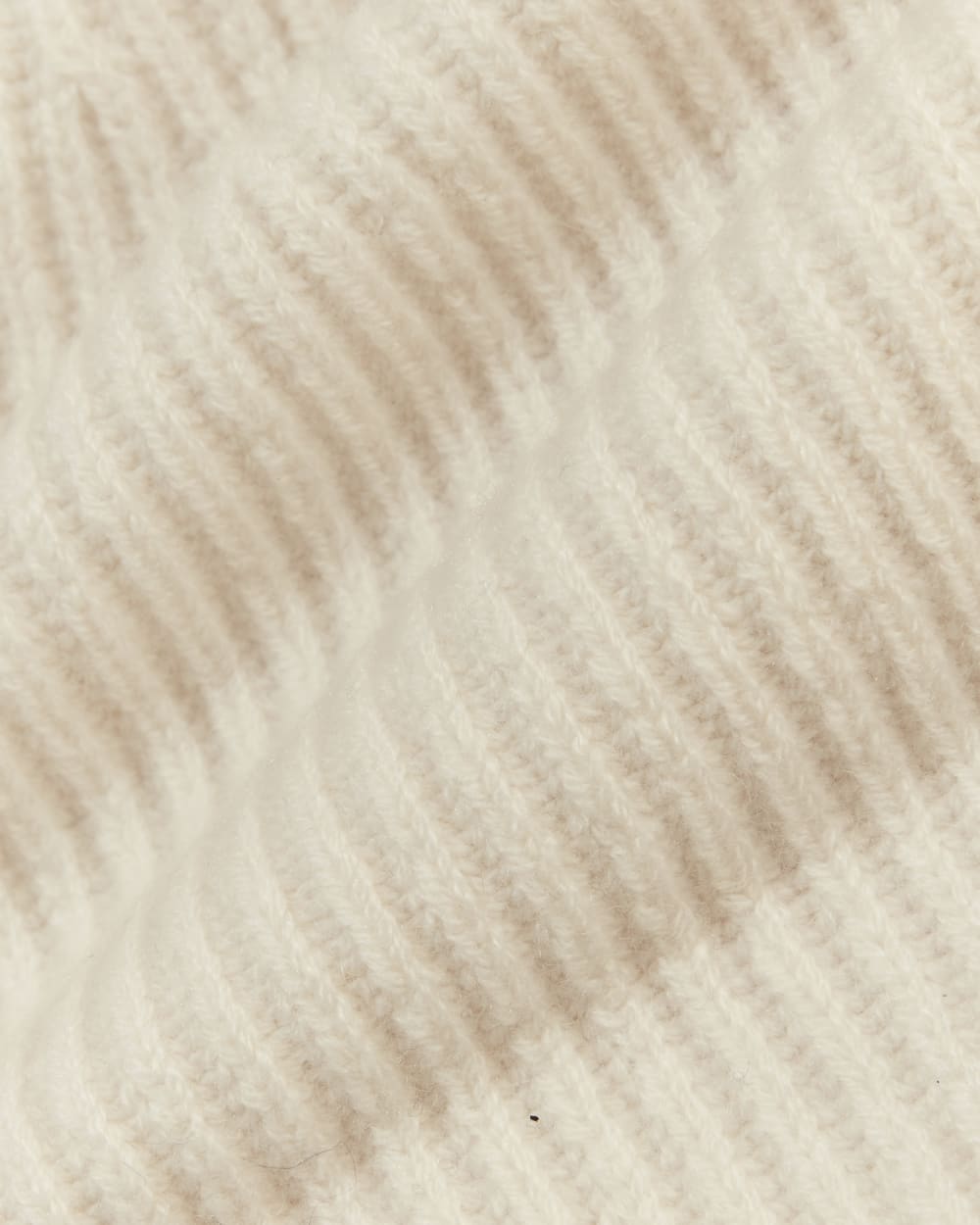 The Cashmere Ribbed Beanie | Bone