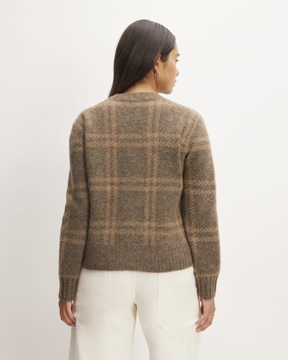The Alpaca Cropped Crewneck Sweater | Cocoa / Tiger's Eye