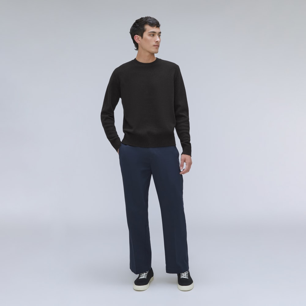 The Everyone Cashmere Crew | Black