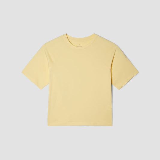 The Organic Cotton Raglan Tee | Pale Yellow