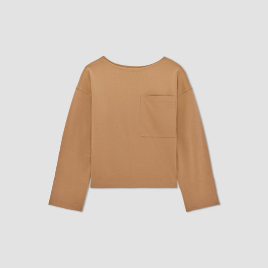 The Premium Weight Oversized Pocket Tee | Caramel