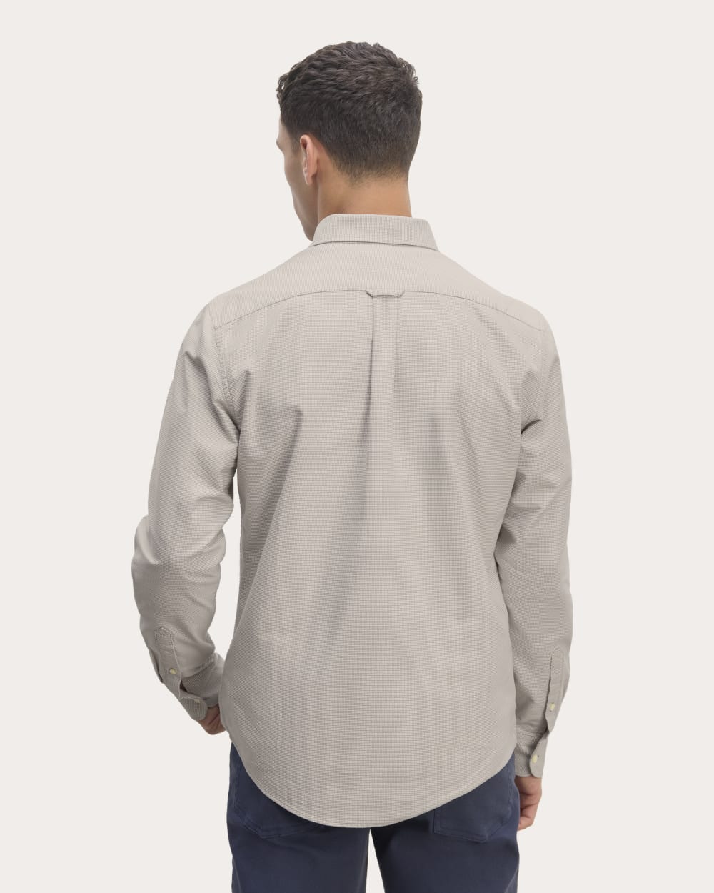 The Slim Oxford Shirt | Gray Houndstooth | Standard