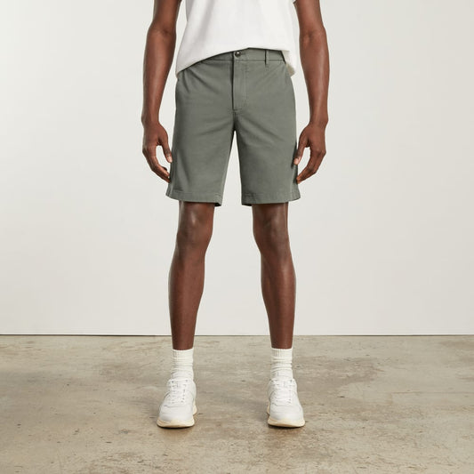 The 9 Slim-Fit Performance Chino Short | Pewter Green