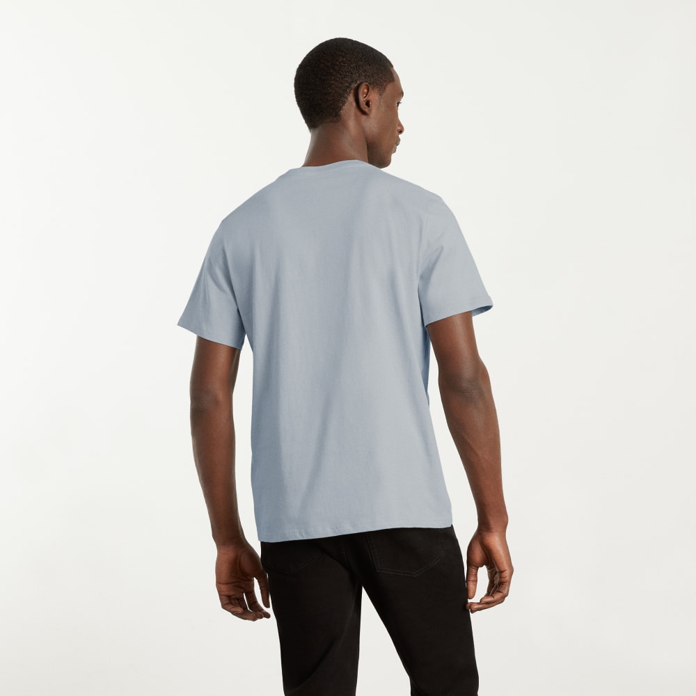 The Organic Cotton V-Neck Tee | Sky