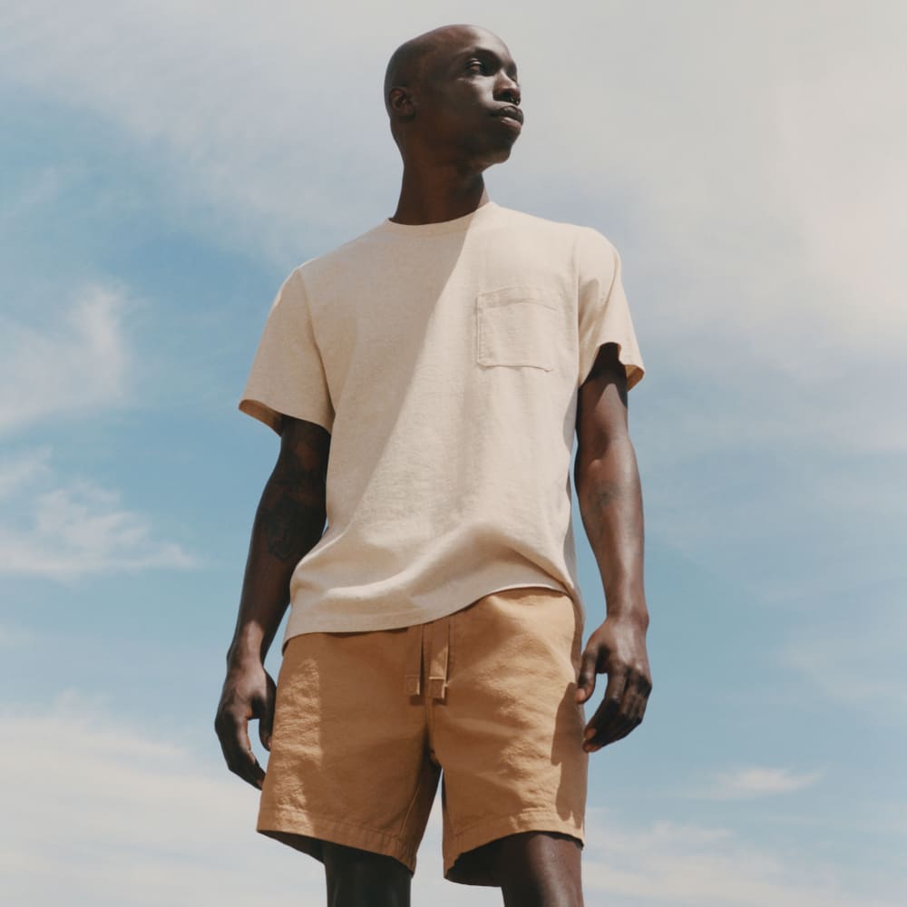 The Canvas Organic Cotton Short | Cappuccino