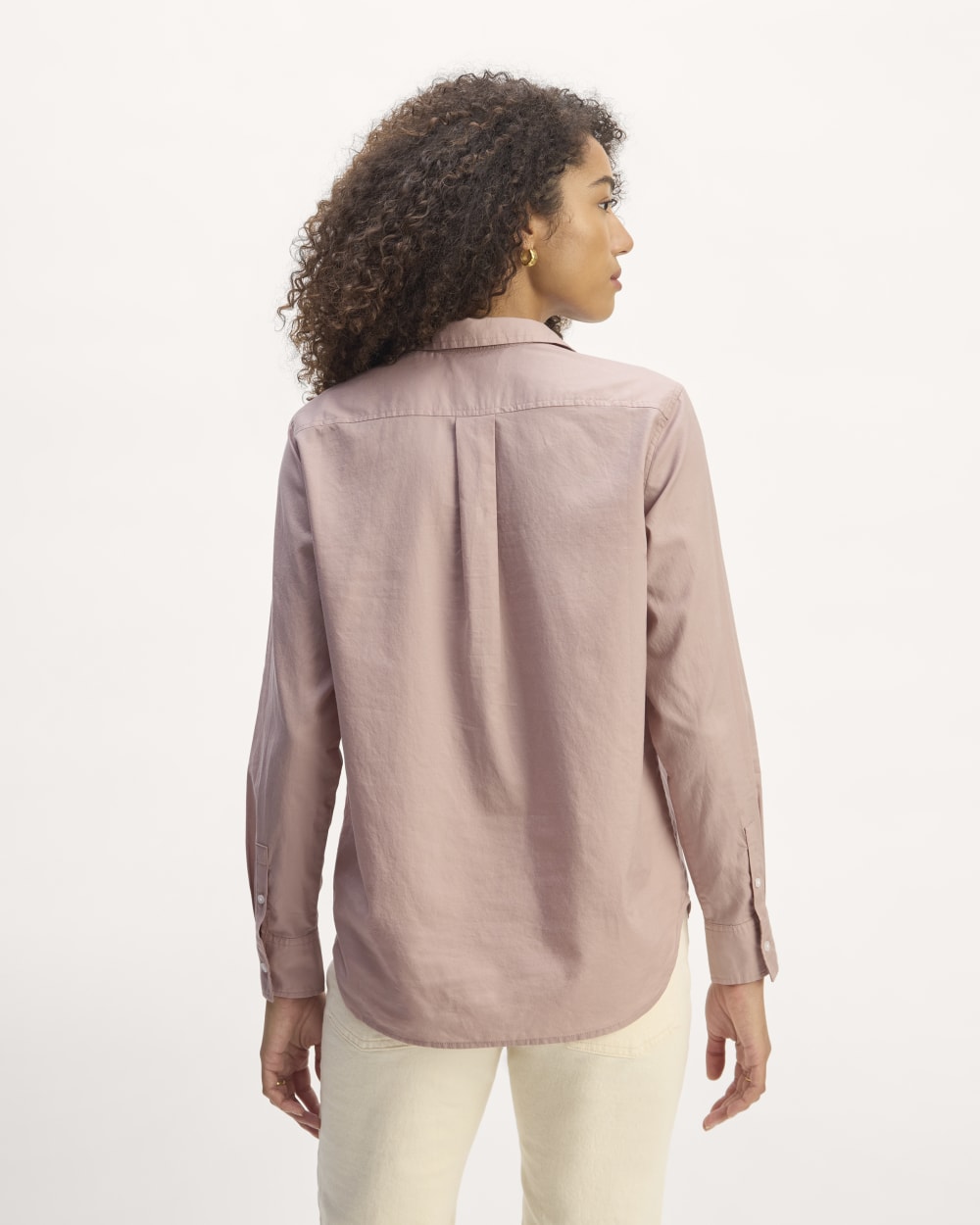 The Must-Have Shirt in Silky Cotton | Dusty Rose