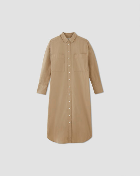 The Midi Cotton Shirt Dress | Cornstalk