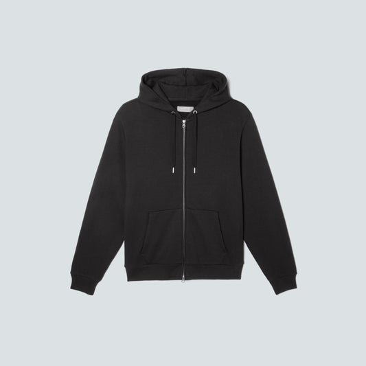 The Organic Track Full Zip | Black