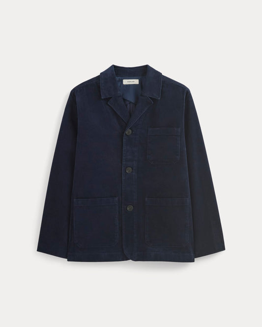 Fine Wale Corduroy Chore Blazer | Navy