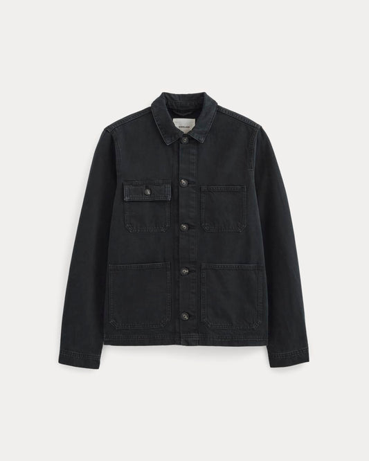 The Denim Utility Jacket | Black