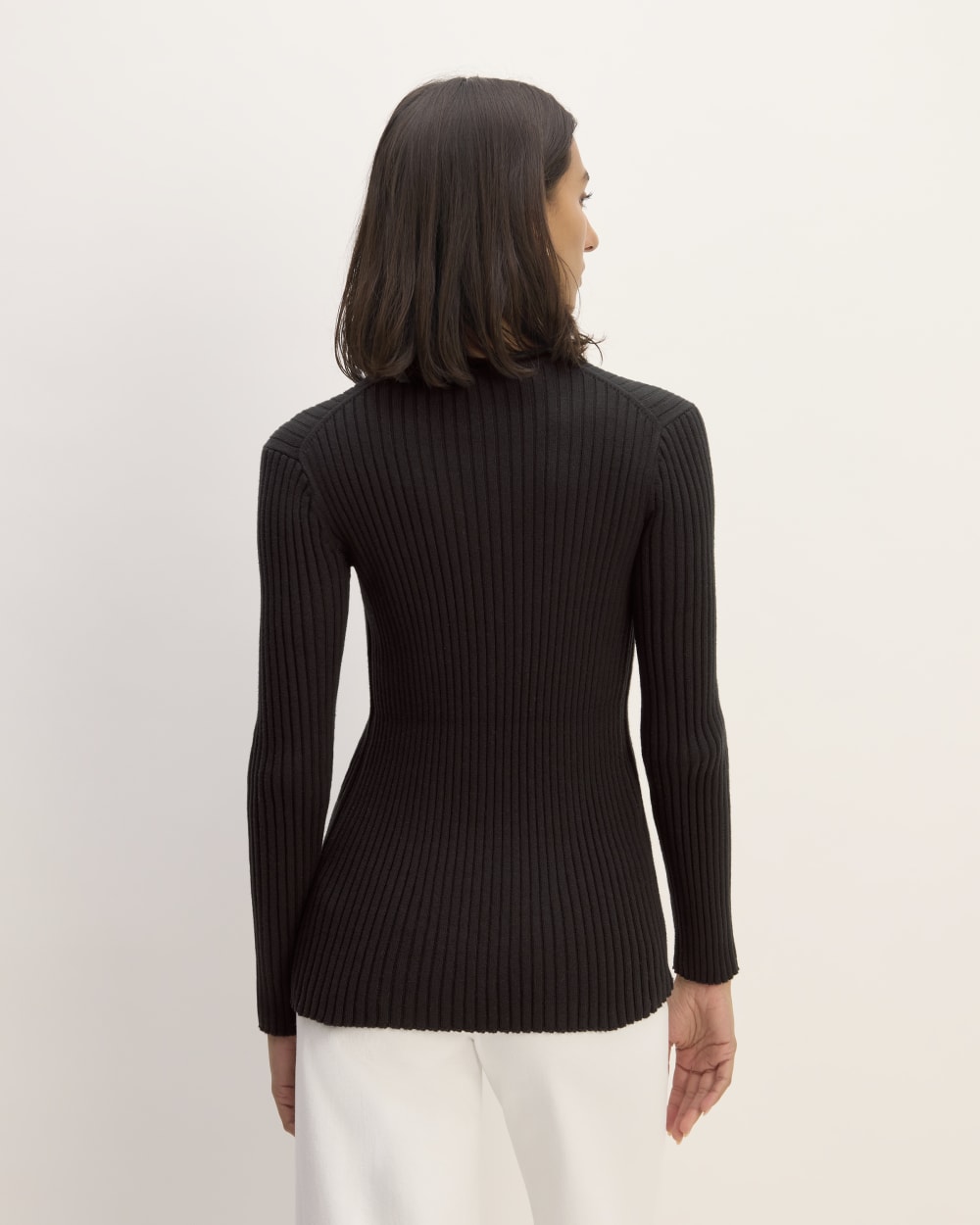 The Cotton Rib Crew | Black