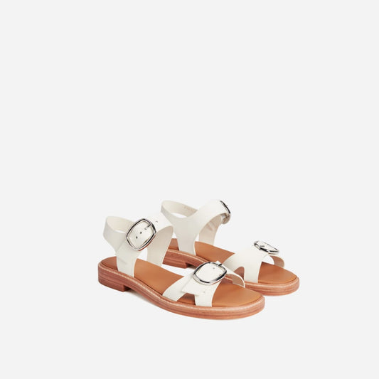The Twin Buckle Sandal | Canvas Tan