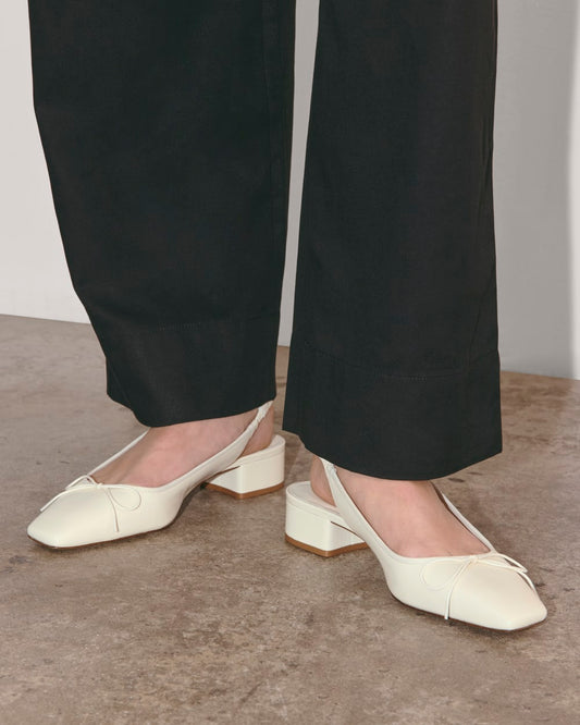 The Ballet Slingback Heel | Canvas