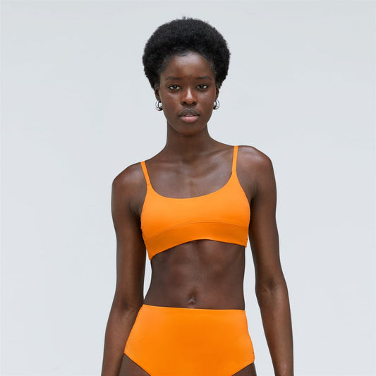 The Scoop-Neck Bikini Top | Turmeric