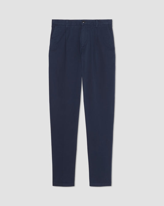 The Pleated Air Chino | Deep Navy