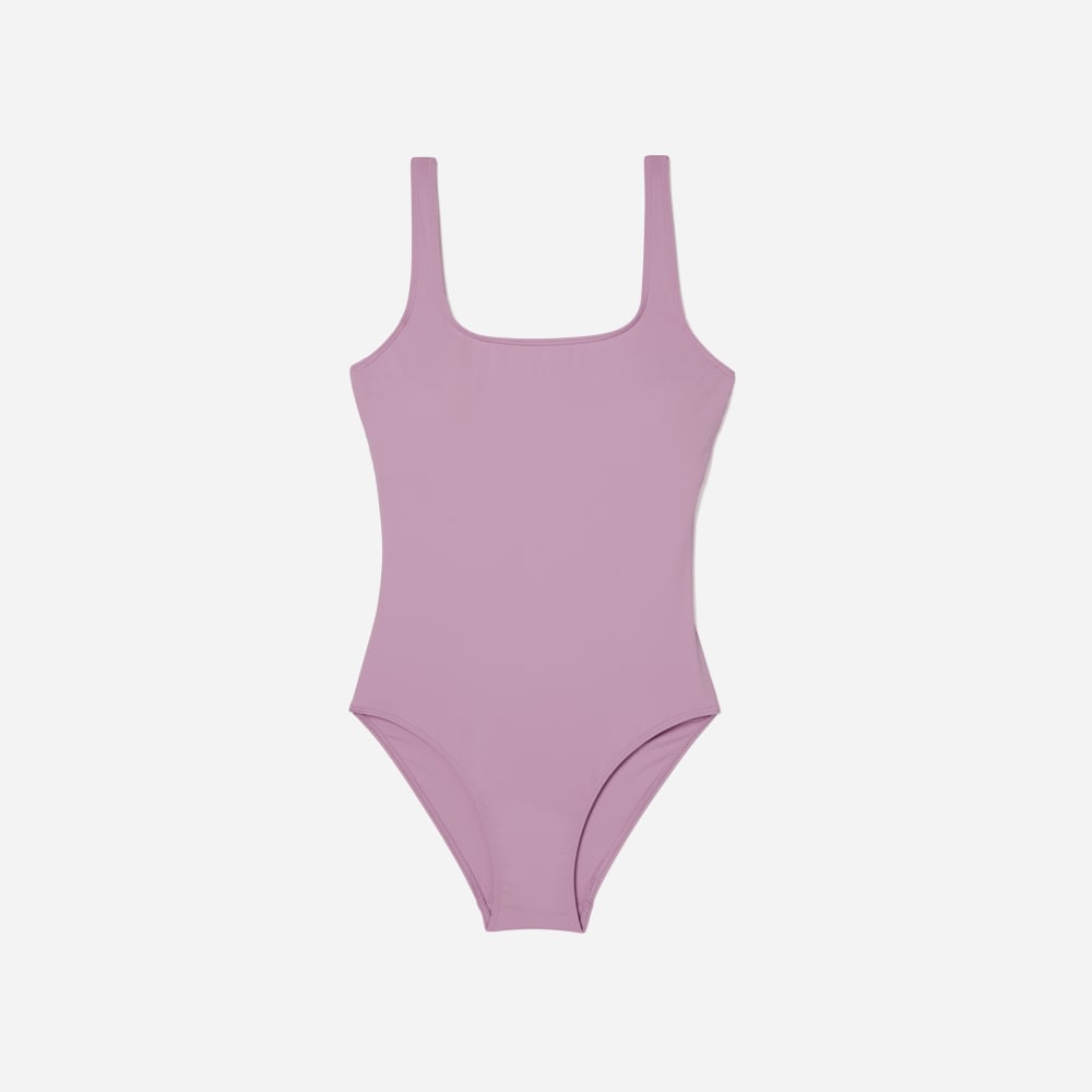 The Square-Neck One-Piece | Lilac