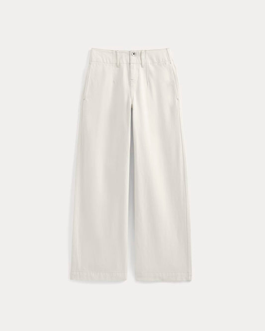 The Mid-Rise Trouser Jean | Ecru