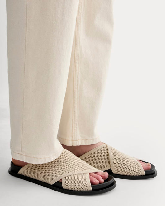 The ReKnit Form Crossover Sandal | Sandshell