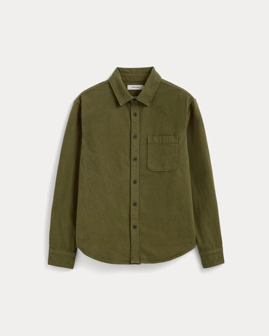 The Canvas Organic Cotton Overshirt | Olive