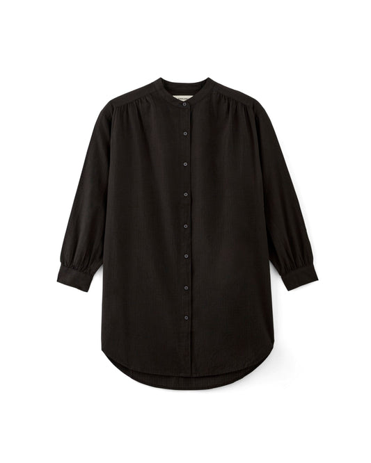 The Gauze Oversized Shirt | Black