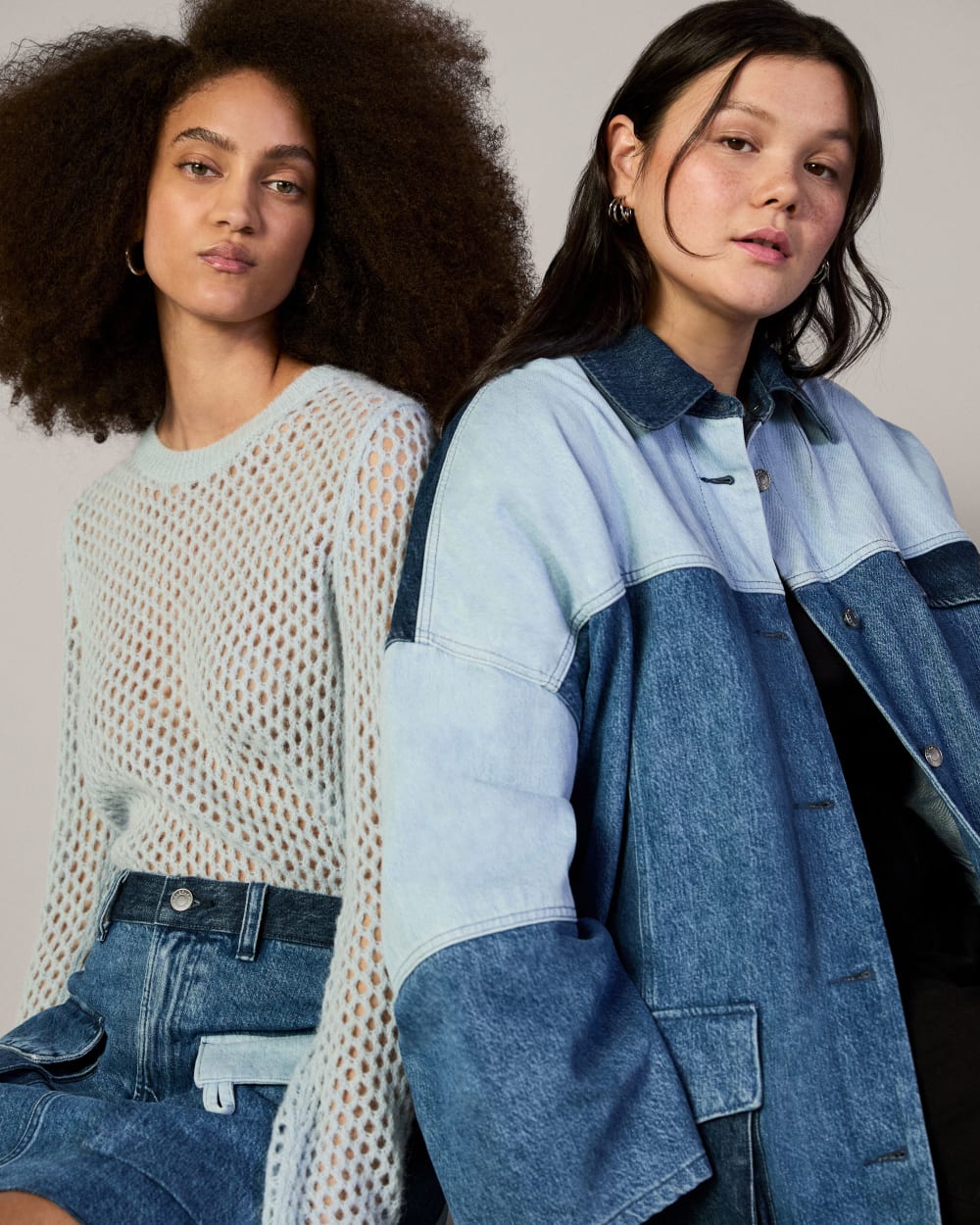 The Everlane x Marques' Almeida Alpaca Mesh Tunic | Mist