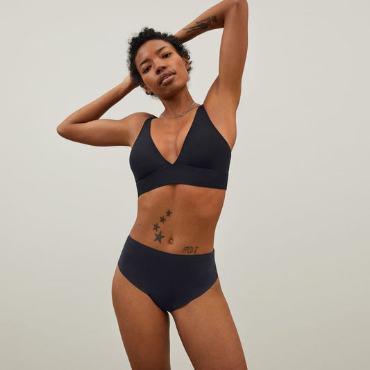 The Invisible High-Rise Thong | Black