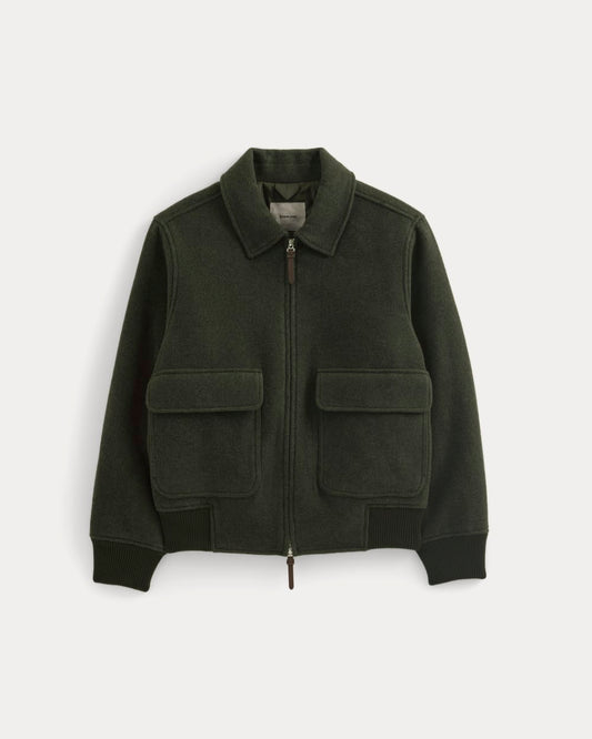 ReWool Flight Jacket | Heather Beech