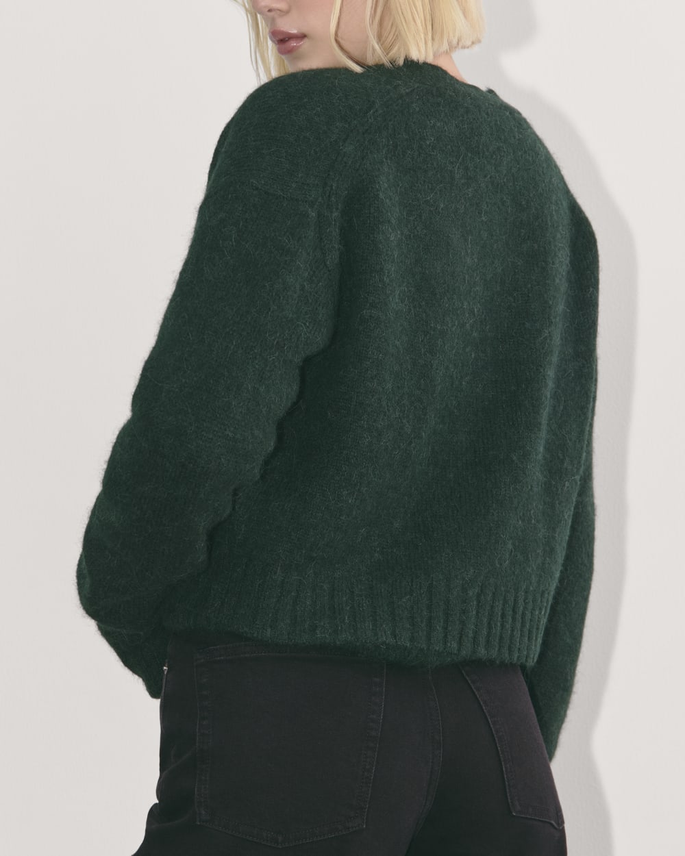 The Boxy Cardigan in Alpaca | Scarab