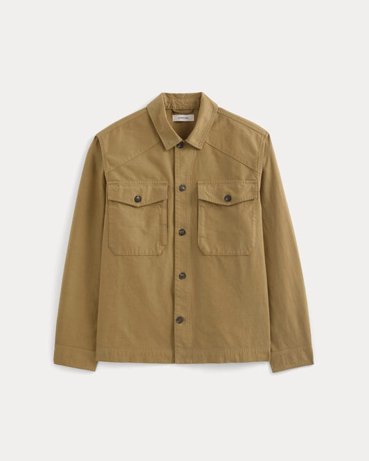 Utility Shirt Jacket | Aged Brass
