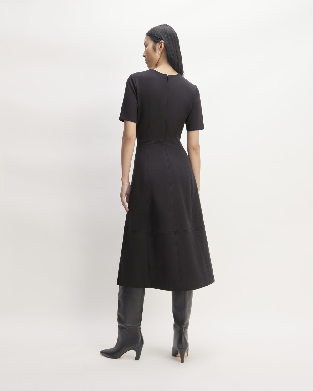 The Dream Short-Sleeve Dress | Black